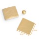 Aluminiumfolien  Gold, 8 x 8 cm, Packung mit 250