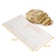 Bolsa para pan de molde beige, 23+4x42cm, 12µ bioplástico, paquete de 250