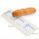 Tasche für geschnittenes Brot 16+5x45cm, 12µ Bioplastik, Packung mit 250, Biokunststoff 'Bago Pur' (Blau)