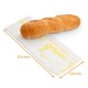 Bolsa para pan de molde Amarillo, 12+5x35cm, 12µ bioplástico, paquete de 200