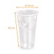 Agitador desechable Transparencias de APET, 20 cl de capacidad, Caja de 1250