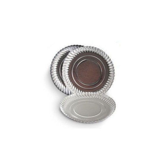 Plato de papel de plata