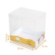 Cinta ondulada para cajas transparentes 20x15cm, Huevo de chocolate, paquete de 25
