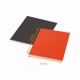Präsentationsmedium für Schachtel 6x6cm, Schwarz Orange, Packung zu 50