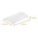 White croissant bag 120+50x210mm (ref. 102), pack of 1000