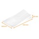 White croissant bag 180+80x350mm (ref. 106), pack of 1000