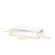 Regla transparente PVC, 200x100x15/15mm, caja de 105