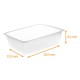 Plastic tray for French fries, Churros - CAISSIPACK 1500cc, 202x152x62mm, pack of 250