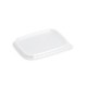 Plastic lid for rectangular trays 621 series, box of 1000