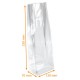 Bolsas OPP neutras con base SOS 120x35/35x330mm, paquete de 100