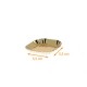 Gold paper plate square 55x55mm, pack of 100