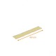 Chiusura in cellophane 8x45 mm, forma a U, oro, confezione da 1000 pezzi