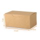 Nuggets kraft cardboard box 900ml, 150x90x70mm, box of 500