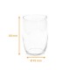 Vaso di vetro 14cl "tonnellata, scatola da 48