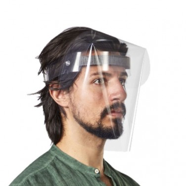 Visiera protettiva integrale in PVC