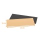 Pappsohle SCHWARZGOLD gerade Kanten, 24x12cm, 50er-Pack