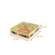 Scatola da pasticceria quadrata Petit Plaisir Gourmand 23x23x5cm, confezione da 50