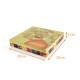 Caja cuadrada de pastelería Petit Plaisir Gourmand 29x29x5cm, paquete de 50