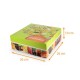 Caja cuadrada de pastelería Petit Plaisir Gourmand 26x26x10cm, paquete de 50