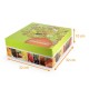 Scatola da pasticceria quadrata Petit Plaisir Gourmand 32x32x10cm, confezione da 50