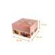 Scatola da pasticceria quadrata Petit Plaisir Gourmand 20x20x13cm, confezione da 50