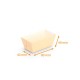 Molde Easy Bake 80x40x40mm (beige/blanco), caja de 50