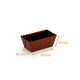 Molde Easy Bake 80x40x40mm (marrón), paquete de 50