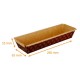Molde para tartas 65x260x55mm, paquete de 80