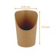Wrap-Pappbecher kraft braun 300ml, ø85mm, Höhe 110mm, Karton mit 1000 Stück