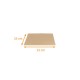 Brown thermoweldable 38+9g/m2 format 25x32cm, 10kg carton