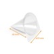 Crystal dessert mold for 80cc ham cone, pack of 100