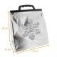 Isothermischer Beutel Lunch Bag 22x15x25cm cm flacher Boden -15 Liter, mit starren Griffen , Karton mit 100 Stück