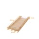 Sacchetto per il pane in kraft marrone con finestra, 23+4x30cm, confezione da 1000