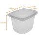 Plastic tray with microwaveable lid - Ondipack 750cc, 142x123x105mm, box of 600