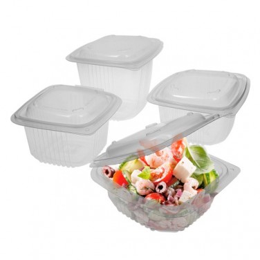 Barquette plastique avec couvercle