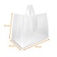 Transluzente SOS-Tasche mit weichen Griffen, 44+30x35cm, Karton mit 400 Stück
