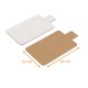 Halter mit Kraftlasche 5,5x9,5cm (Dicke 1,5mm), Packung mit 250