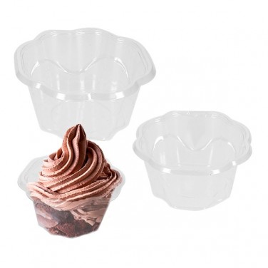 Transparenter Eisbecher