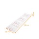 Sacchetto di pane a fette marrone, 12+5x45cm, LDPE perforato 50µ PPT, confezione da 200