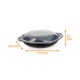 Bandeja wok negra con tapa - Wokipack 500 ml, caja de 200