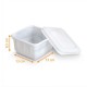 Vaschetta per il ghiaccio in plastica 1 litro (130x130x85 mm), scatola da 200