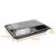 Black plastic tray with lid - Freshipack anti-fog, 900cc, 231x171x30mm, box of 180