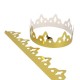 Krone "Galette des rois" (Dreikönigskuchen) Gold, 100er-Packung