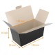 Caja de bombones vacía 500 g "Negro" (interior gris), paquete de 50
