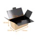 Caja de bombones vacía 250 g de "Kraft" (interior negro), paquete de 50