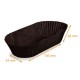 Plissee-Kiste schwarz Nr. 89 (Boden: 136x34mm, Höhe: 26mm), 1000er-Pack