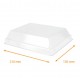Lid for meal tray 450ml, in rPET, carton of 400