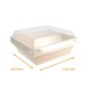 Luxifood Meal Tray 900ml, brown kraft, box of 480