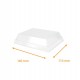 Lid for meal tray 600ml, in rPET, box of 480
