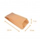 Croissanttasche aus braunem Kraftpapier 180+70x260mm (Ref. 105), 1000er-Pack